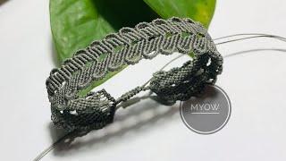 MACRAME LEAVES BRACELET- MYOW 443