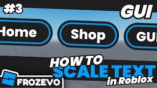 How To Scale Text to Fit All Devices using AutoScale Lite! - Roblox Studio Tutorial #3