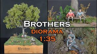 WW 2 Brüder / Brothers Diorama scale 1:35