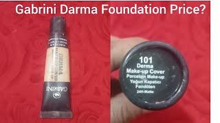 Gabrini Derma Matte Foundation Price || Gabrini Foundation Shade 101 Full Review || Pari Ahmad