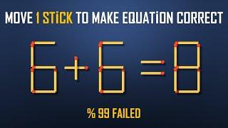 Move 1 Stick To Make Equation Correct-New Full 5