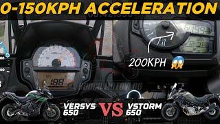 Kawasaki Versys 650 ️ Suzuki V-Storm 650/XT | 0-150kph Acceleration | Top Speed | Pros & Cons 