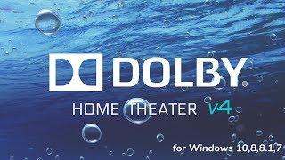 How to install Dolby Digital/Home Theater v4 [Latest] in Windows 10,8.1,8,7 Laptop/PC | TechitEazy