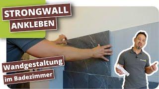 alte Wandfliesen im Bad überkleben - planeo Strongwall