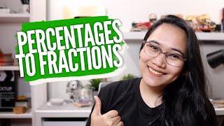 Converting Percentages to Fractions | Math Mondays