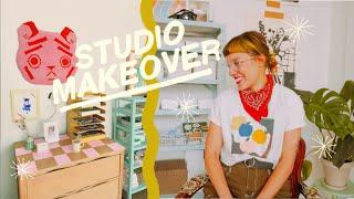 STUDIO MAKEOVER PT. 1 ︎ PAINTING, DIY, DECORATING