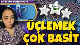 KRALİYET HORTLAKLARI MÜCADELESİ: 3 YILDIZ NASIL ALINIR? | Clash of Clans