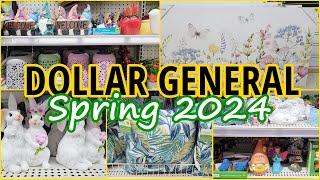 DOLLAR GENERAL SPRING DECOR 2024 HOME DECOR SHOP WITH ME