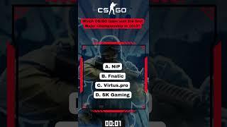 CS:GO Quiz Showdown! Prove Your Counter-Strike Knowledge!#csgo #gaming #viral #shorts #Gaming #fyp