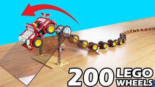 I Build the WORLD'S LARGEST 200 Wheels Lego Vehicle! Lego Auto Tech