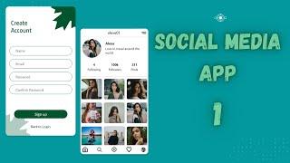 How to create Social Media App in Android Studio || Part 1