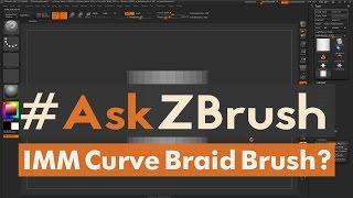 #AskZBrush: “How can I create an IMM Curve Braid Brush?”
