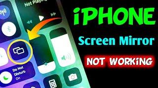 Screen Mirroring iPhone Tv | Screen Mirroring Not Working iPhone