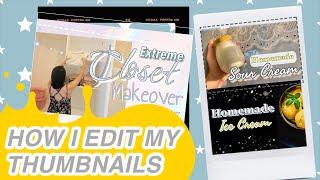 How I edit my thumbnails (using PhotoGrid) | withJoshvy