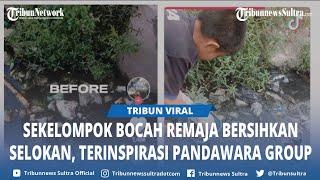 Viral Aksi Inspiratif Bocah Bersih bersih Selokan dari Sampah, Disebut sebut Penerus Pandawara Group