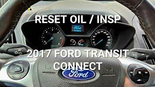 2014-2020 Ford Transit Custom - How to reset oil service / inspection - kasowanie inspekcji olejowej