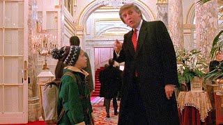 Дональд Трамп показывает Кевину дорогу в лобби | Один Дома 2 (1992)