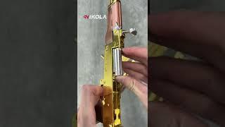 All metal Gold AK47 model