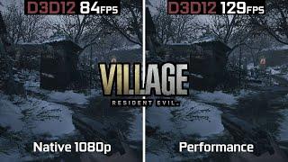 AMD RX 580 - Resident Evil Village - FidelityFX Super Resolution - Benchmark Comparison