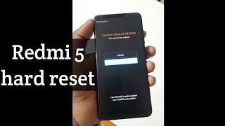 Redmi 5 hard reset pattern unlock recovery mode 2018