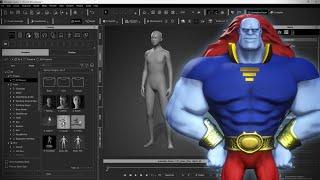 Creating a Stylized Comic Character using Character Creator + Zbrush