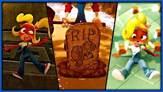 Crash Bandicoot N. Sane Trilogy 1, 2 & 3 - All (Coco Bandicoot) Death Animations 4K 60FPS