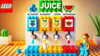 I Built Juice Machine Vending in LEGO  Lego Auto Tech