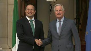 Barnier arrives in Dublin for talks with Varadkar | AFP