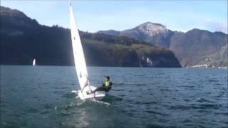 Laser sailing 04   Amwind   Ausreiten   Rollwende