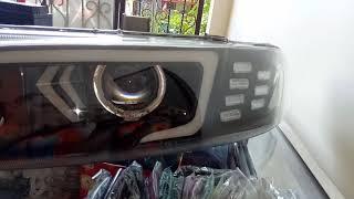 Mobil Timor modif headlamp. Proji Mazda2 + running sein (Wanto Autolights)