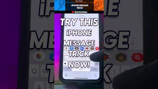  iPhone Users : This Message Trick Will WOW Everyone! #shorts