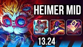 HEIMER vs TALON (MID) | 73% winrate, 13/1/2, Legendary | JP Grandmaster | 13.24