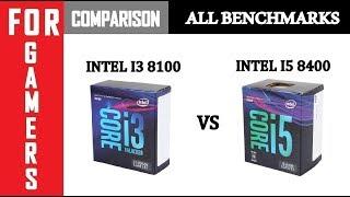 Intel I3 8100 vs I5 8400 | GTX 1080 | Comparison |