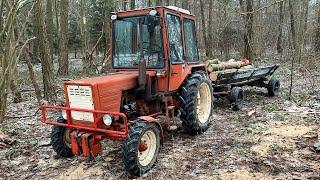 WYPRAWA DO LASU NAJLEPSZYM CIĄGNIKIEM T-25 