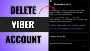 How To Permanently Delete Viber Account On Mobile