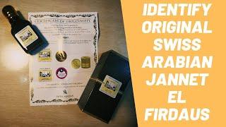 Identify Original Swiss Arabian Jannet El Firdaus | Swiss Arabian Black Review