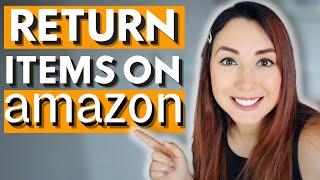 how to return amazon items step by step