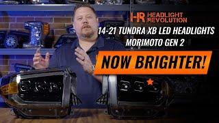 NEW AND IMPROVED 2014 - 2021 Toyota Tundra Morimoto XB LED Headlights GEN 2 | Headlight Revolution
