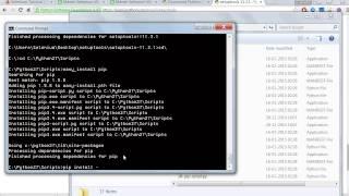 Selenium Python Tutorial - Installing selenium on widows