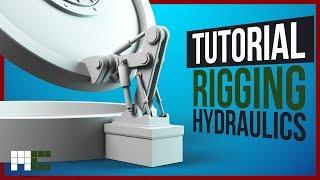 Hydraulic Pistons Mechanical Rig - 3ds Max CAT Rigging Tutorial
