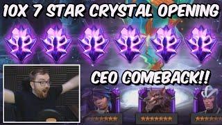 10x 7 Star & 100x 7 Star Paragon Crystal Opening MIRACLE CEO COMEBACK - Marvel Contest of Champions