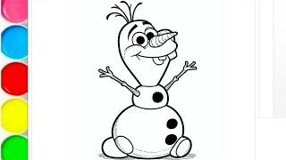 How to draw Olaf from Frozen, Olaf drawing, Frozen movie colouring pages, Frozen cartoon drawing