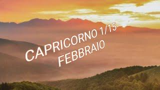 CAPRICORNO ENERGIE 1/15 FEBBRAIO#tarocchi