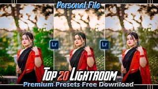 Top 20 Lightroom Premium Presets |Lightroom Presets Free 2024 Top Personal Pack Free Download