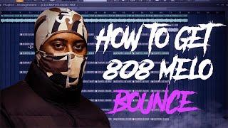 HOW TO GET THE 808 MELO BOUNCE IN FL STUDIO | DRILL TUTORIAL |(BREAKDOWN)