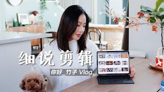 细说剪辑 — 你好竹子｜vlog怎样拍才有趣？｜Vlog的剪辑结构与主题性