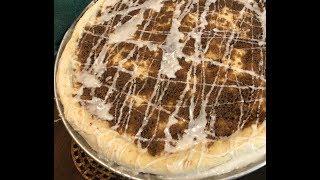 Simple, delicious brown sugar and cinnamon dessert Pizza