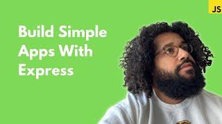 Build A Simple CRUD App With Express, MongoDB, & EJS! (class 41) - #100Devs