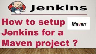 How to setup Jenkins for a Maven project ? || Build a simple Maven Project in Jenkins || DEVOPS