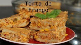 TORTA SALGADA DE FRANGO FIT DE LIQUIDIFICADOR